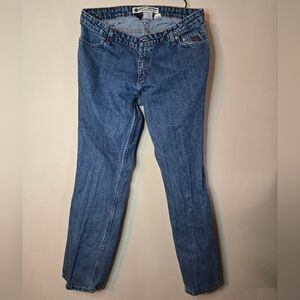 Harley Davidson 100% Cotton Blue Jeans (Size 14)